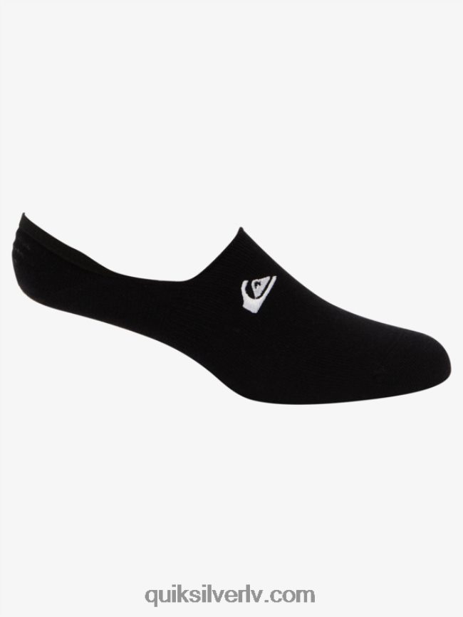 vīriešiem Quiksilver 3 iepakojumi bezizrādes zeķes melns 88064R777