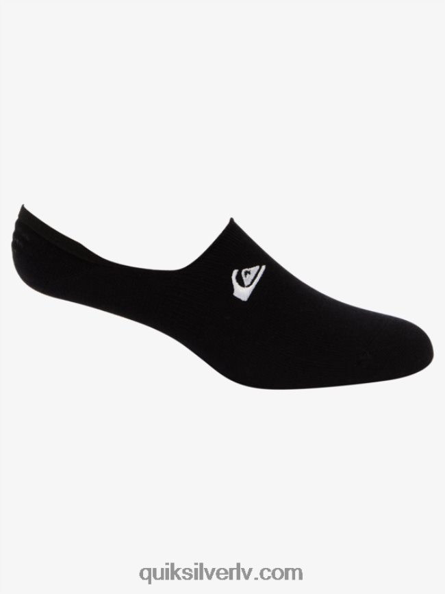 vīriešiem Quiksilver 3 iepakojumi bezizrādes zeķes melns 88064R777