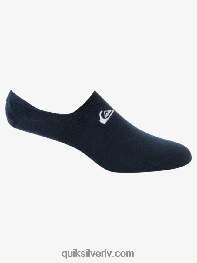 vīriešiem Quiksilver 3 iepakojumi bezizrādes zeķes zils gaišs/navy bleizeris 88064R778