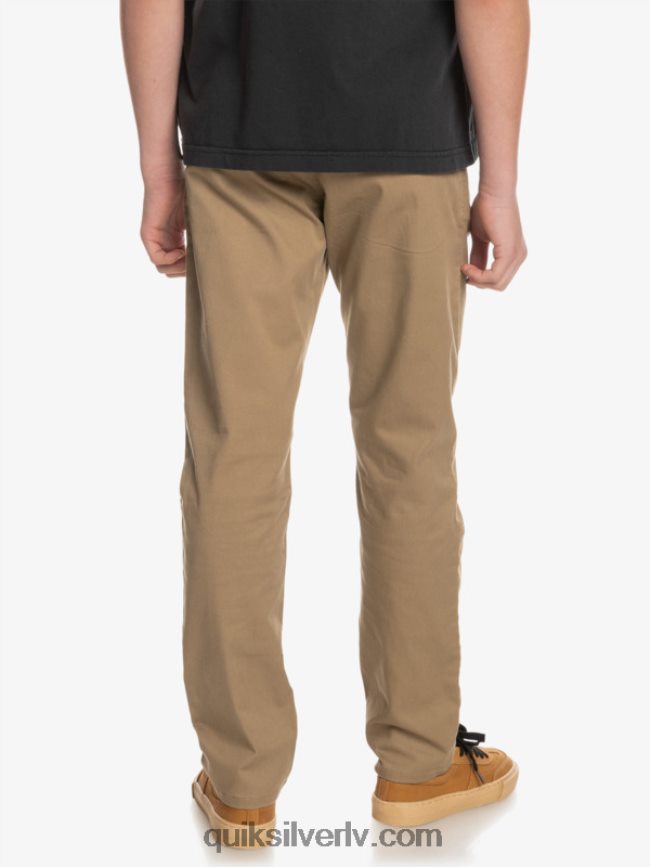 zēni Quiksilver 8-16 līdz ikdienas savienības bikses elmwood 88064R2239