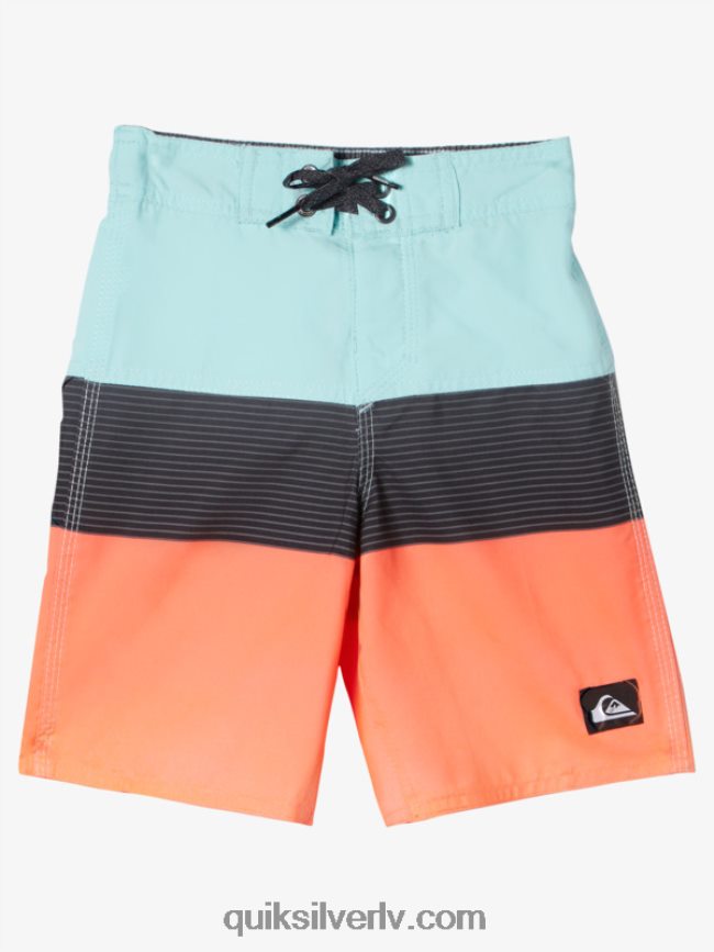 zēni Quiksilver 2-7 ikdienas paneļa 14 dēļu šorti eņģelis zils 88064R1895
