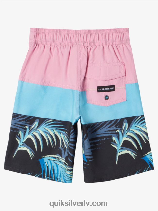 zēni Quiksilver 2-7 ikdienas paneļa 14 dēļu šorti mēness purva 88064R1897