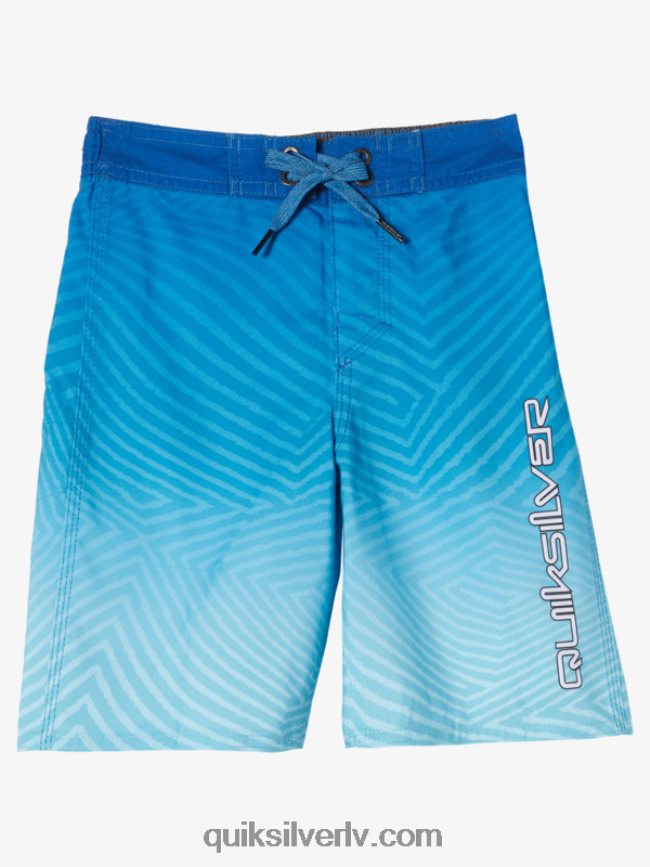 zēni Quiksilver 2-7 ikdienas velku izbalināt 14 dēļu šorti snorkel zils 88064R2175