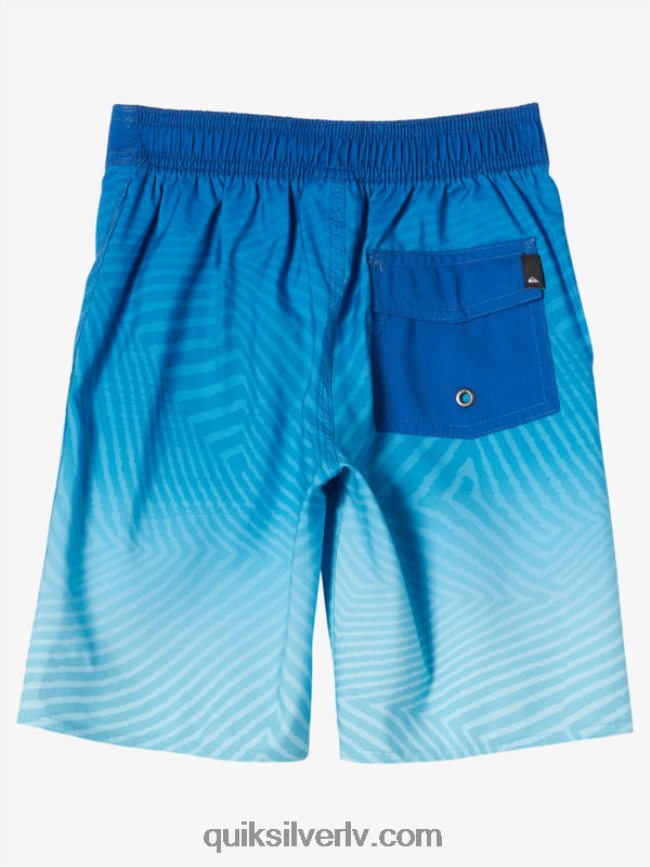 zēni Quiksilver 2-7 ikdienas velku izbalināt 14 dēļu šorti snorkel zils 88064R2175