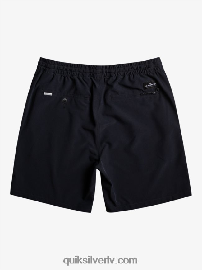 zēni Quiksilver 2-7 okeāna elastīgie 14 abinieku borta šorti melns 88064R2055