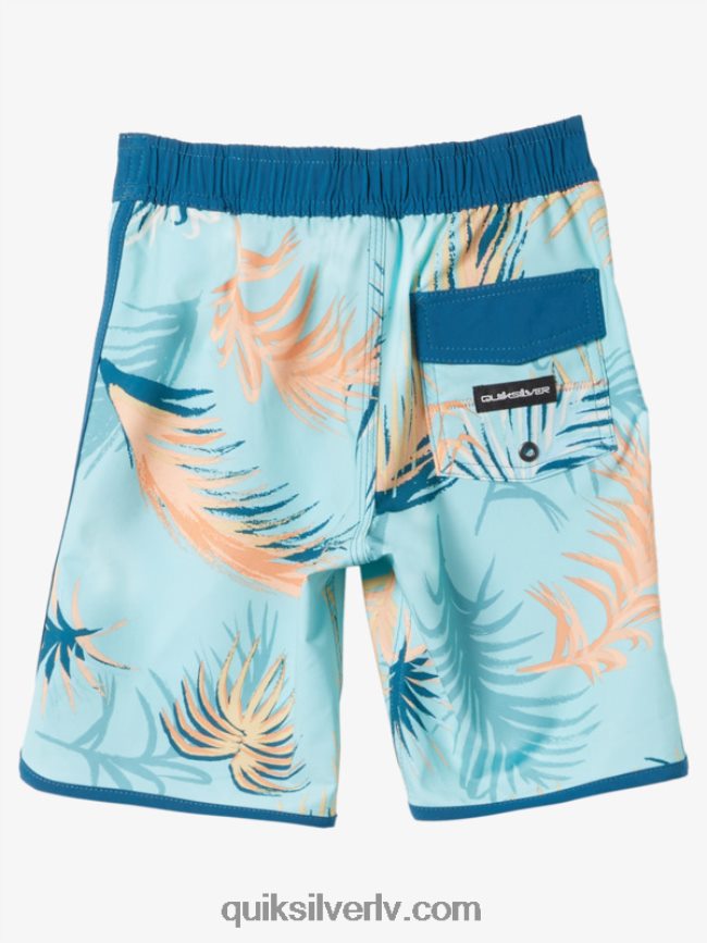 zēni Quiksilver 2-7 surfsilk ķemmīšgliemene 14 dēļu šorti marokas zils 88064R2038