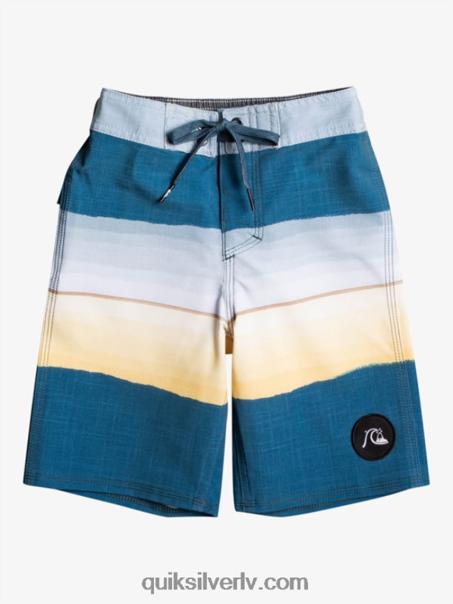 zēni Quiksilver 2-7 surfsilk sveķu tonis 14 boardshort majolika zila 88064R2243