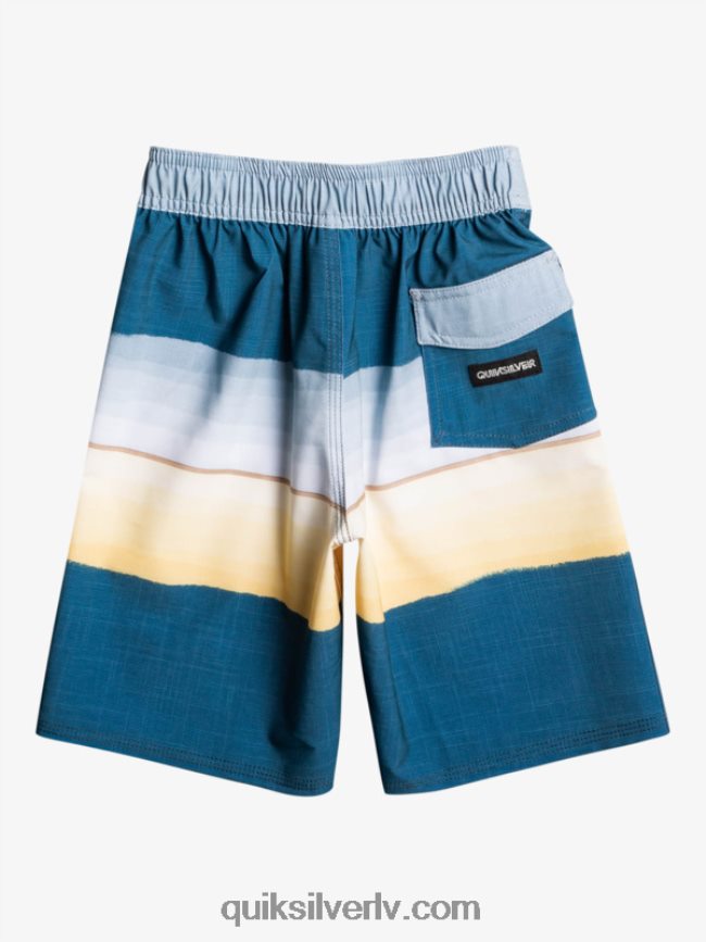 zēni Quiksilver 2-7 surfsilk sveķu tonis 14 boardshort majolika zila 88064R2243