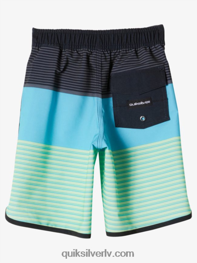 zēni Quiksilver 2-7 surfsilk tihuana 14 boardšorti melns 88064R1923