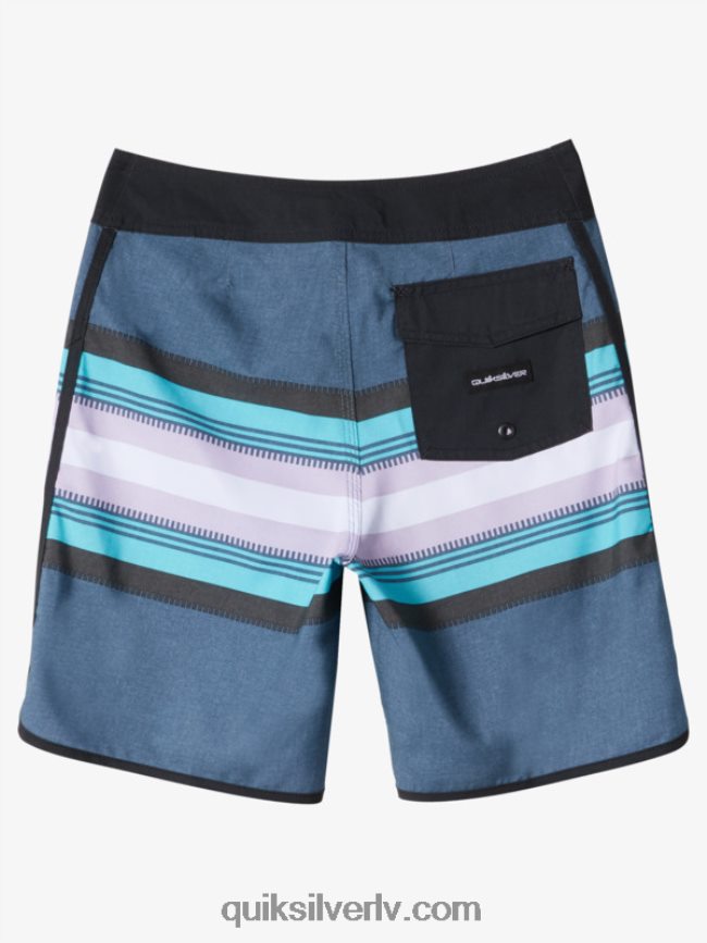 zēni Quiksilver 8-16 ikdienas ķemmīšgliemene 17 dēļu šorti jūra 88064R1902