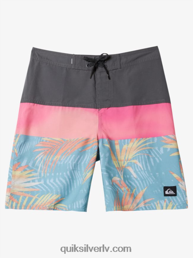 zēni Quiksilver 8-16 ikdienas panelis 17 dēļu šorti dzelzs vārti 88064R1905