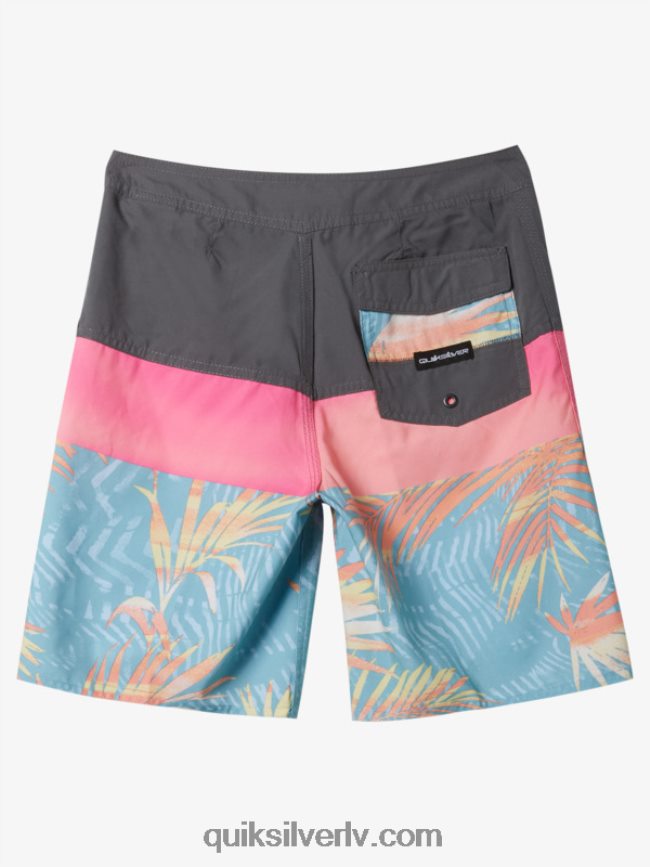 zēni Quiksilver 8-16 ikdienas panelis 17 dēļu šorti dzelzs vārti 88064R1905