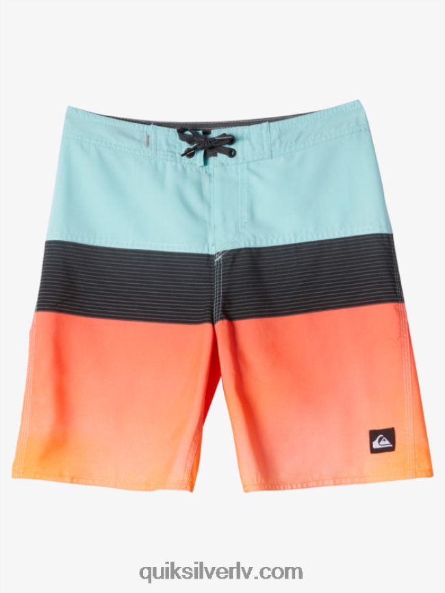 zēni Quiksilver 8-16 ikdienas panelis 17 dēļu šorti eņģelis zils 88064R1903
