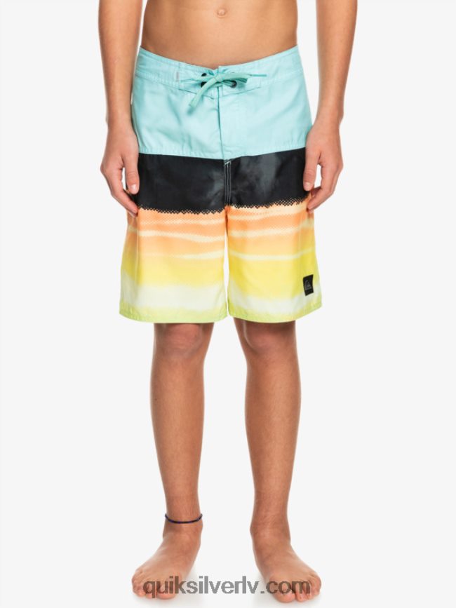 zēni Quiksilver 8-16 ikdienas panelis yth 17 boardshort eņģelis zils 88064R2277