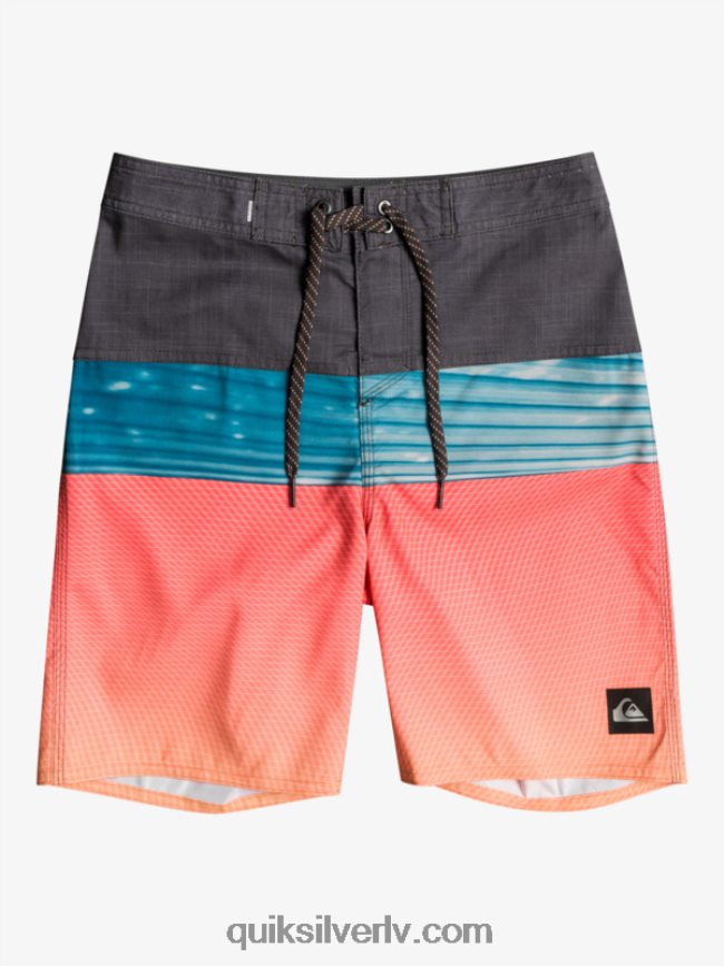 zēni Quiksilver 8-16 ikdienas panelis yth 17 boardshort oranžais pops 88064R2275