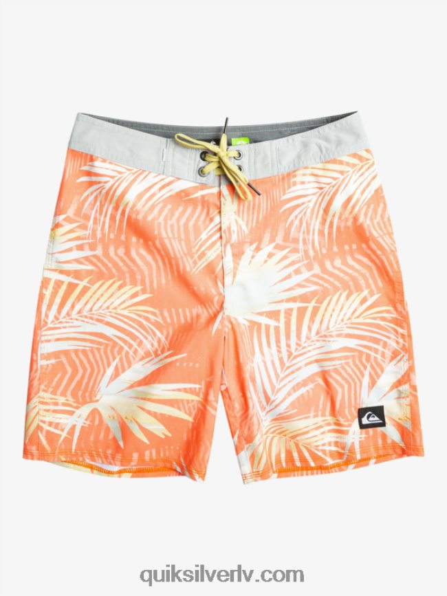 zēni Quiksilver 8-16 ikdienas qs 69 16 dēļu šorti svaigs lasis 88064R2139