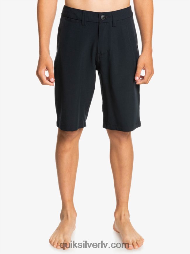 zēni Quiksilver 8-16 ocean Union 19 abinieku borta šorti melns 88064R1933