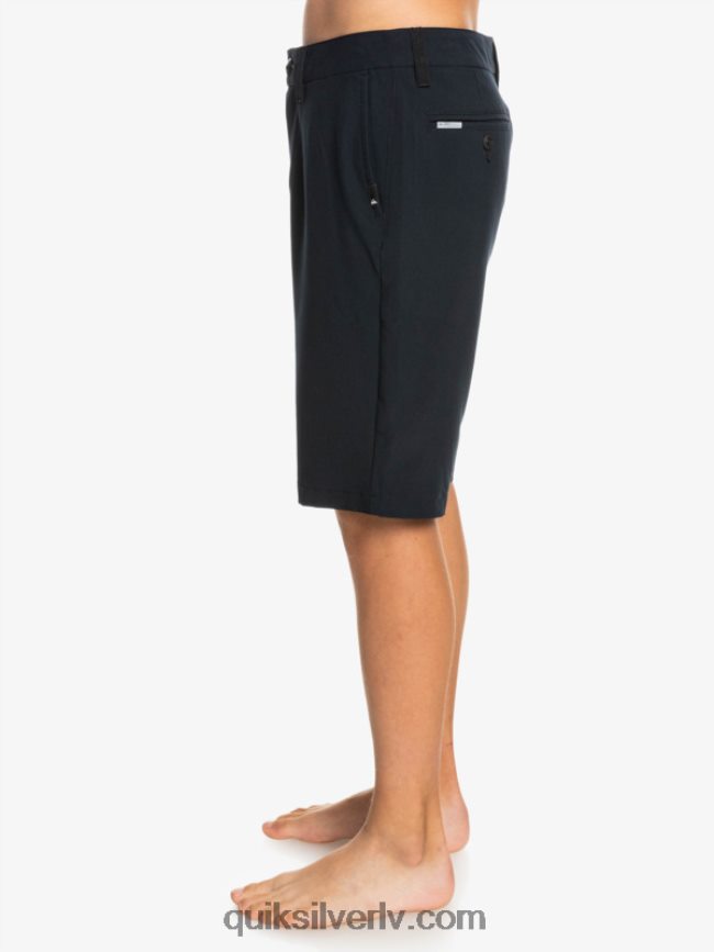 zēni Quiksilver 8-16 ocean Union 19 abinieku borta šorti melns 88064R1933