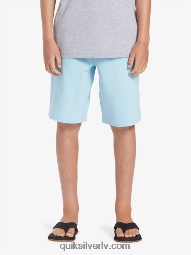 zēni Quiksilver 8-16 okeāna elastīgie 18 abinieku borta šorti debesu zils 88064R2068