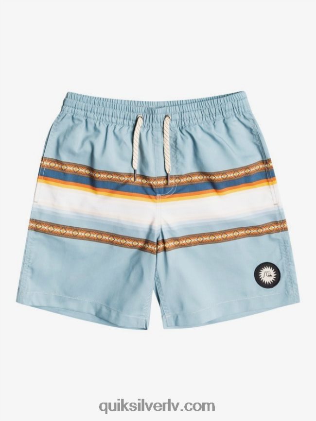 zēni Quiksilver 8-16 saulē izbalējis 15 pārstrādātas zalves citadele zila 88064R2320