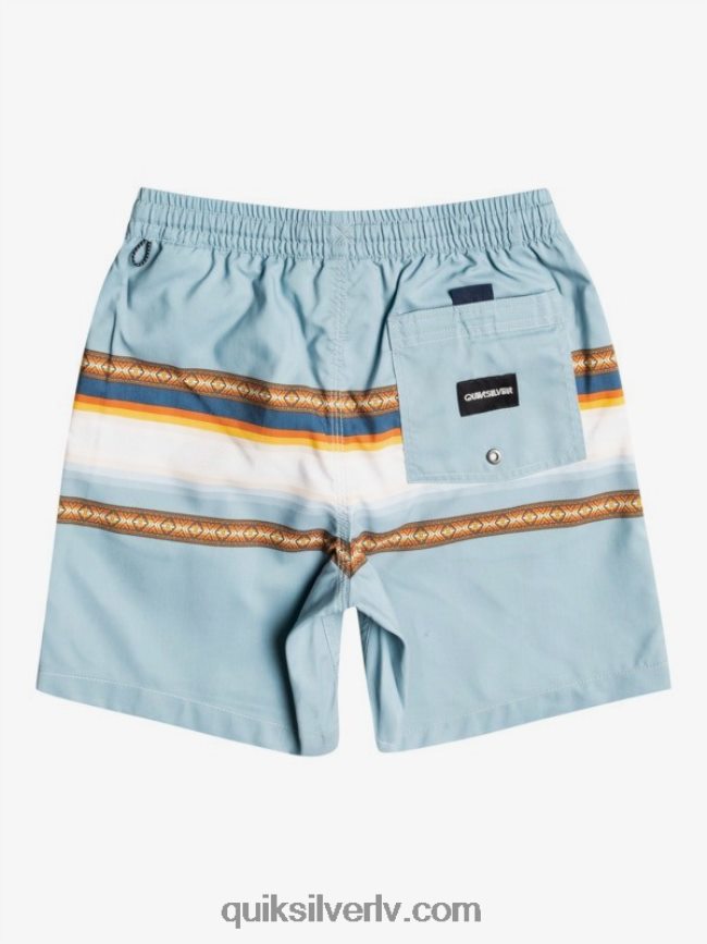 zēni Quiksilver 8-16 saulē izbalējis 15 pārstrādātas zalves citadele zila 88064R2320