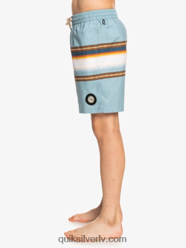 zēni Quiksilver 8-16 saulē izbalējis 15 pārstrādātas zalves citadele zila 88064R2320