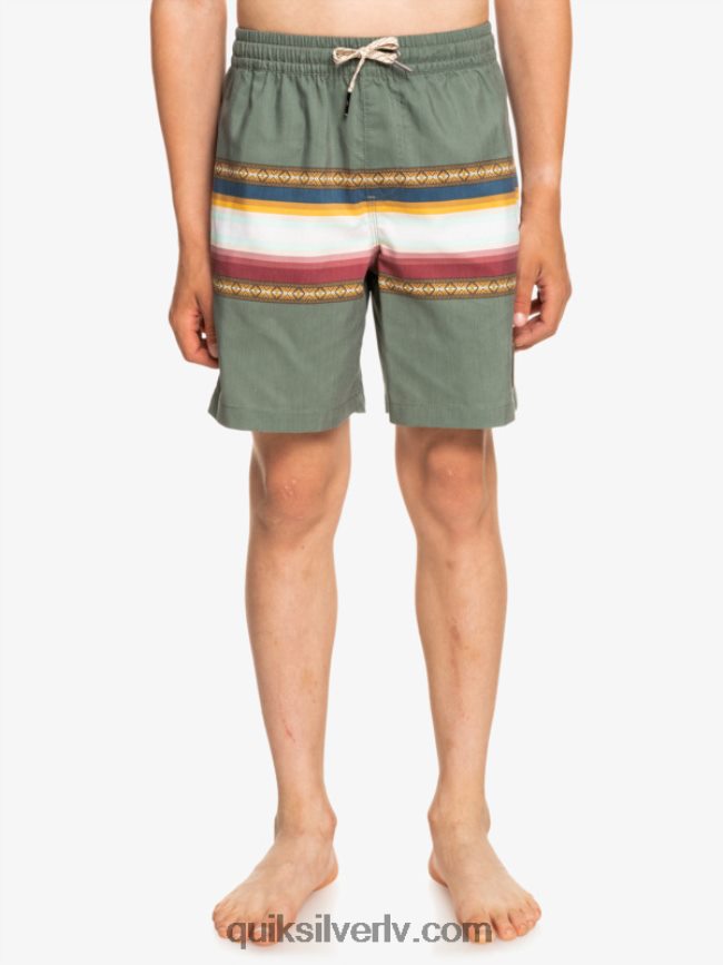 zēni Quiksilver 8-16 saulē izbalējis 15 pārstrādātas zalves timiāns 88064R2321