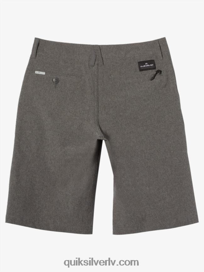 zēni Quiksilver 8-16 savienība viršu abinieku 20 dēļu šorti melns 88064R2057