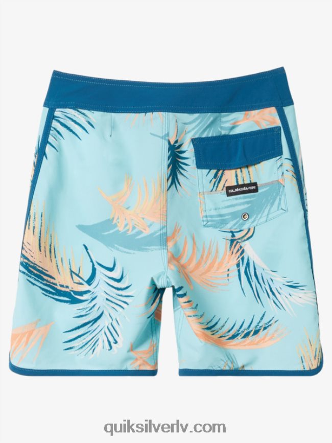zēni Quiksilver 8-16 surfsilk ķemmīšgliemene 17 dēļu šorti marokas zils 88064R2019