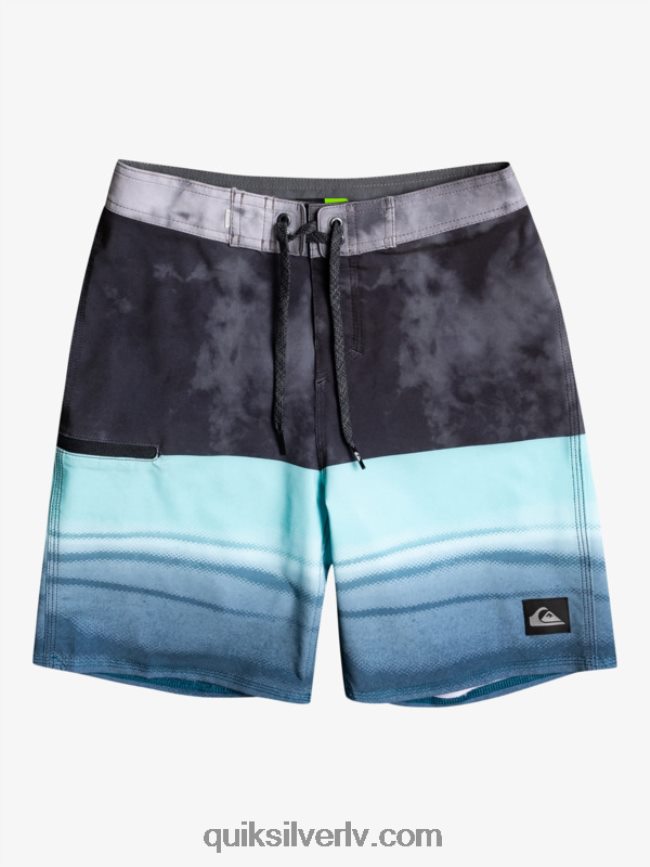 zēni Quiksilver 8-16 surfsilk five-0 17 boardšorti melns 88064R2298