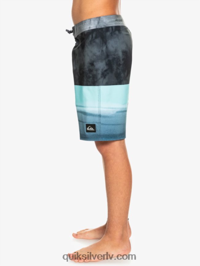 zēni Quiksilver 8-16 surfsilk five-0 17 boardšorti melns 88064R2298