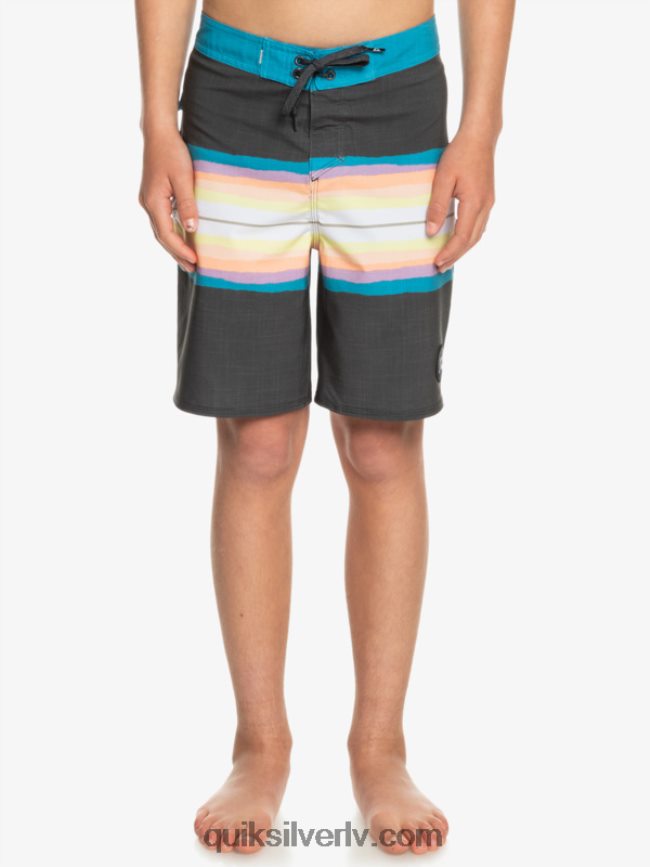 zēni Quiksilver 8-16 surfsilk sveķu tonis 17 boardšorti asfalts 88064R2303