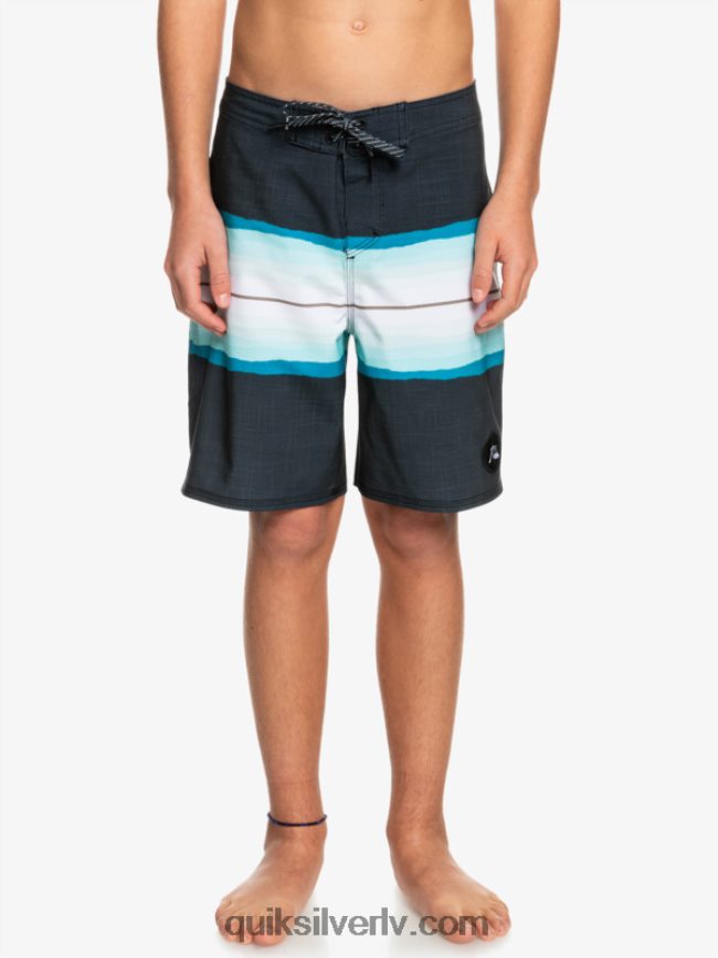 zēni Quiksilver 8-16 surfsilk sveķu tonis 17 boardšorti melns 88064R2301