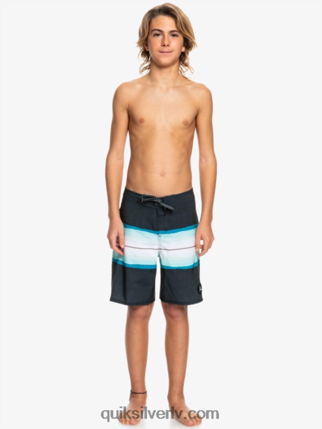 zēni Quiksilver 8-16 surfsilk sveķu tonis 17 boardšorti melns 88064R2301