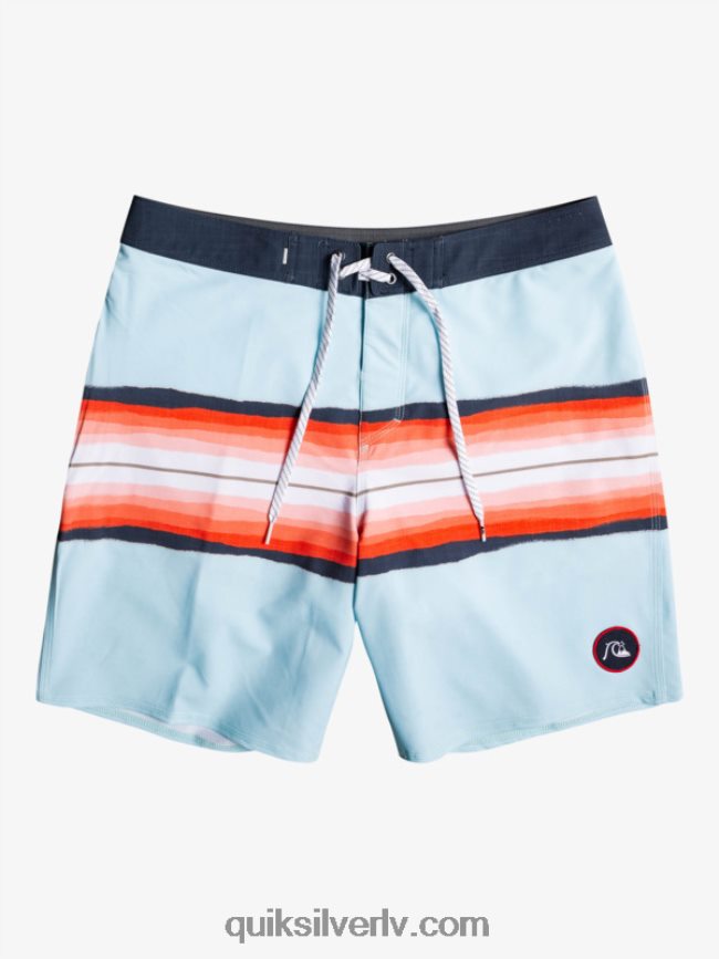zēni Quiksilver 8-16 surfsilk sveķu tonis 17 boardšorti zili pelēks 88064R2302