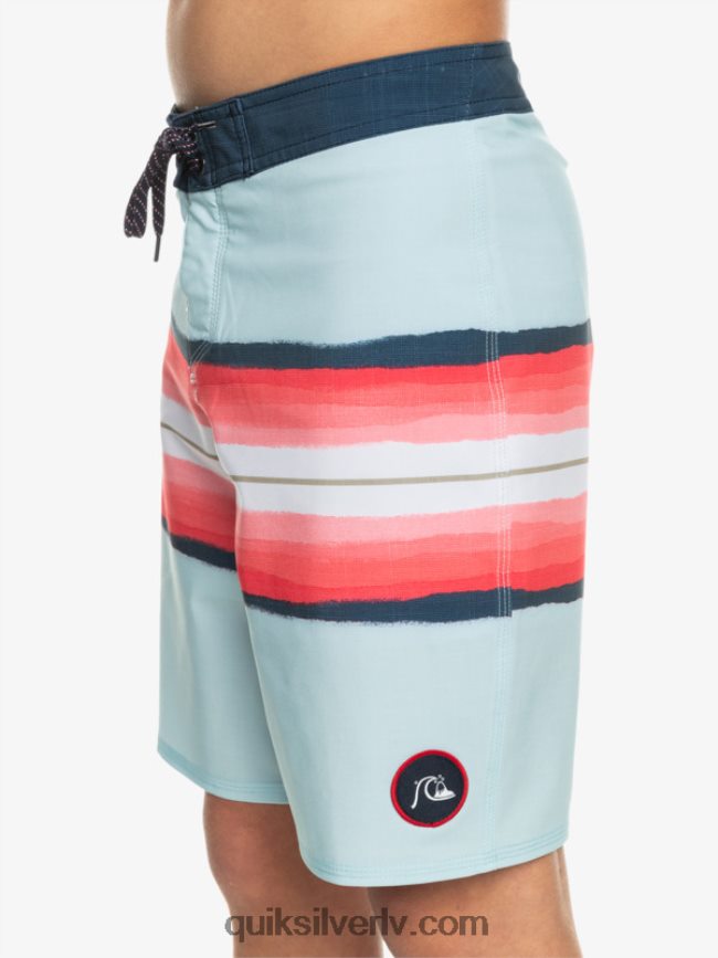 zēni Quiksilver 8-16 surfsilk sveķu tonis 17 boardšorti zili pelēks 88064R2302
