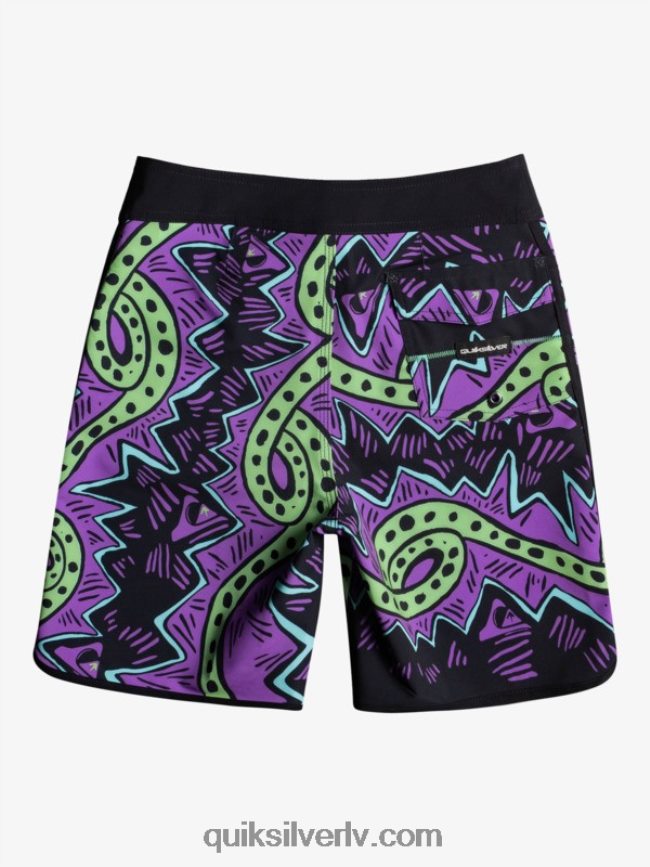 zēni Quiksilver 8-16 surfsilk throwback 17 boardšorti melns 88064R2329