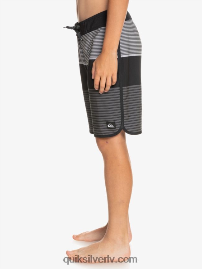 zēni Quiksilver 8-16 surfsilk tihuana 17 boardšorti melns 88064R1987