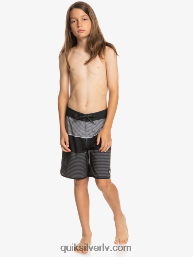 zēni Quiksilver 8-16 surfsilk tihuana 17 boardšorti melns 88064R1987
