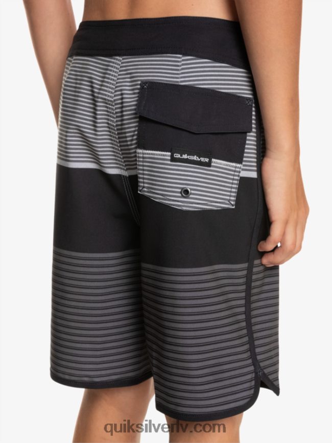 zēni Quiksilver 8-16 surfsilk tihuana 17 boardšorti melns 88064R1987