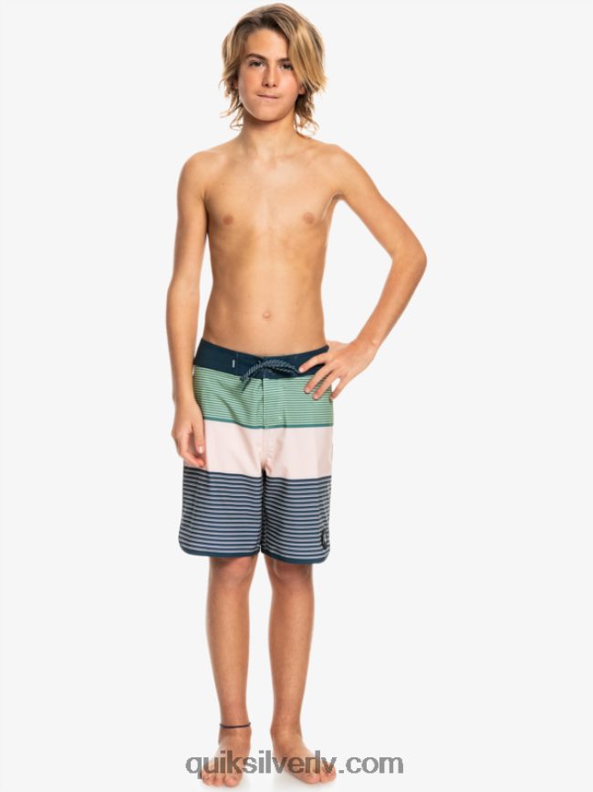 zēni Quiksilver 8-16 surfsilk tijuana yth 17 boardshort plīvuru roze 88064R2271
