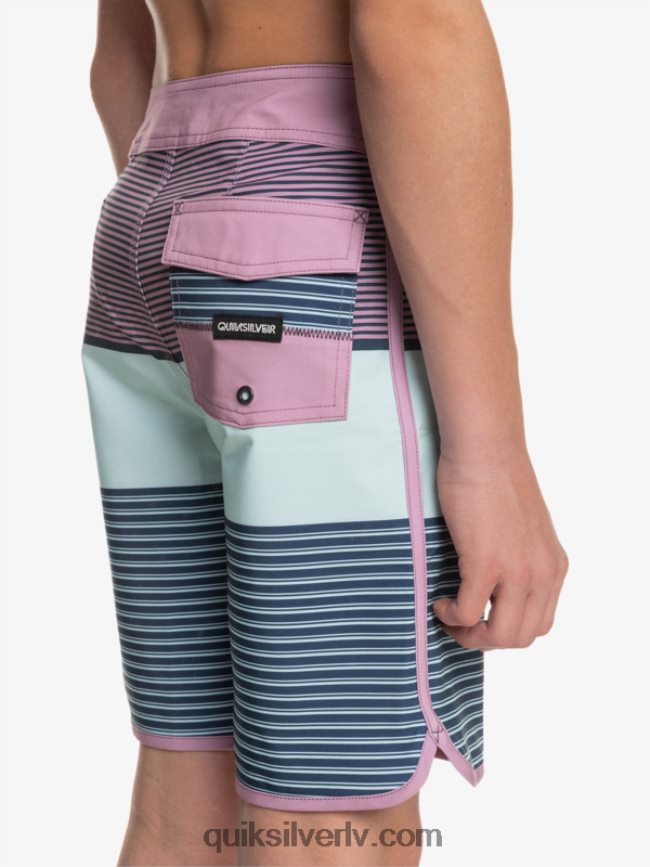 zēni Quiksilver 8-16 surfsilk tijuana yth 17 boardshort putekļaina orhideja 88064R2270