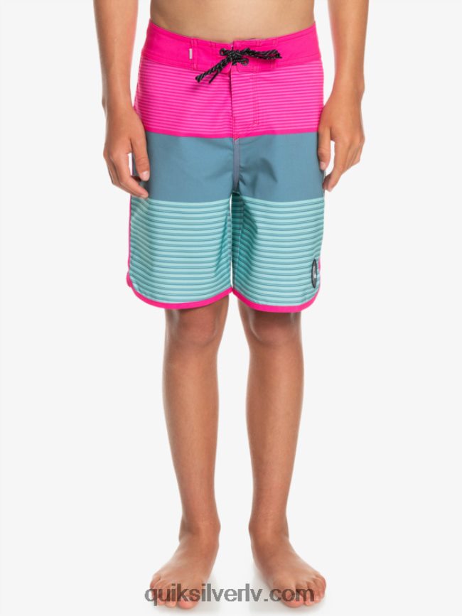 zēni Quiksilver 8-16 surfsilk tijuana yth 17 boardshort rozā glo 88064R2268