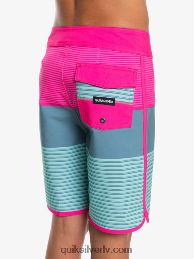 zēni Quiksilver 8-16 surfsilk tijuana yth 17 boardshort rozā glo 88064R2268