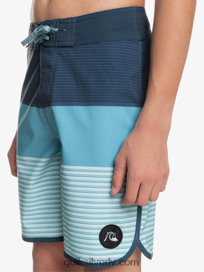 zēni Quiksilver 8-16 surfsilk tijuana yth 17 boardshort zīmotnes zilā krāsā 88064R2269