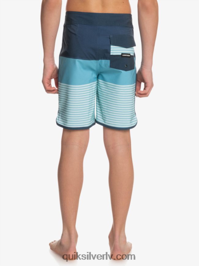 zēni Quiksilver 8-16 surfsilk tijuana yth 17 boardshort zīmotnes zilā krāsā 88064R2269