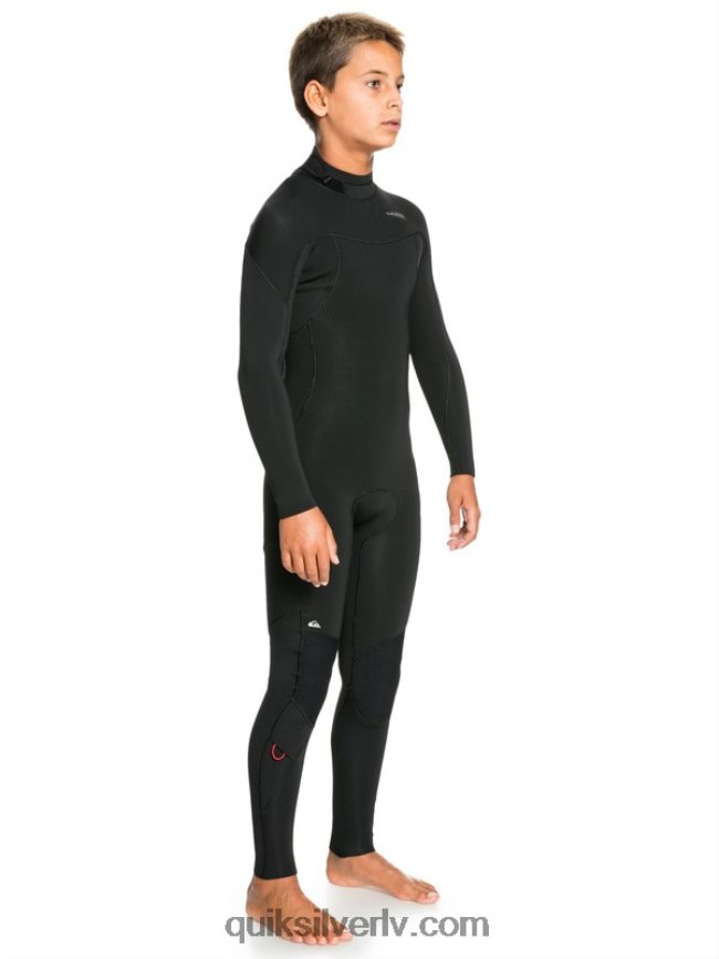 zēni Quiksilver 8-16 3/2mm sesijas l/sl fullsuit melns 88064R2194