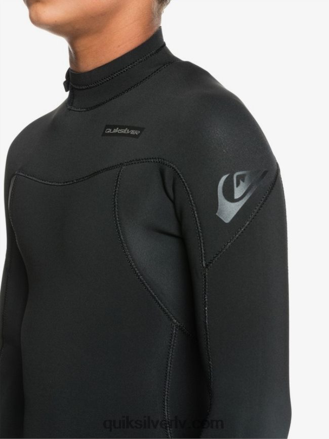 zēni Quiksilver 8-16 3/2mm sesijas l/sl fullsuit melns 88064R2194