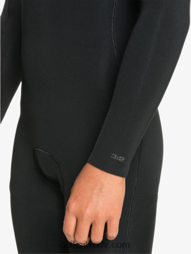 zēni Quiksilver 8-16 3/2mm sesijas l/sl fullsuit melns 88064R2194
