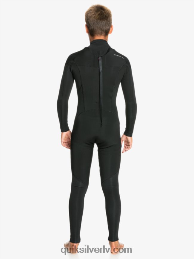 zēni Quiksilver 8-16 3/2mm sesijas l/sl fullsuit melns 88064R2194